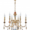 Люстра Crystal Lux MERCEDES SP6 GOLD/COLOR